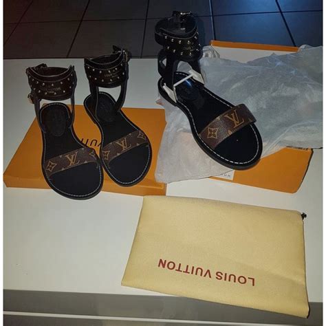 louis vuitton nomad sandal real vs fake|real Louis Vuitton.